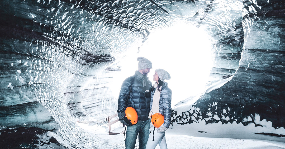 冰島藍冰洞蜜月旅行
