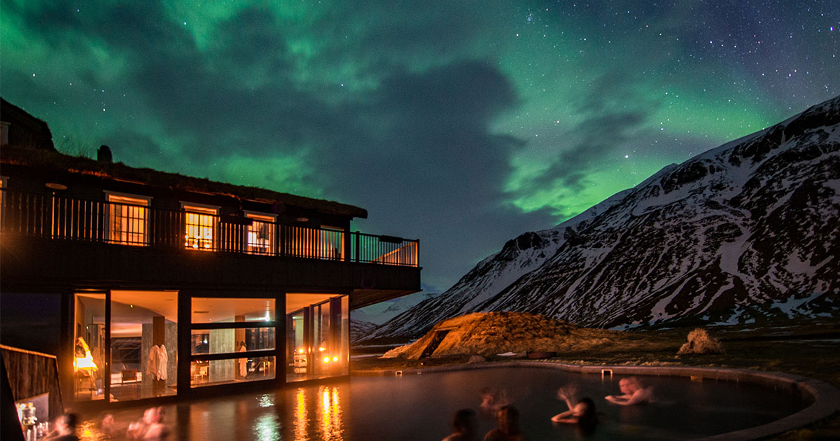 冰島蜜月極光星空之吻