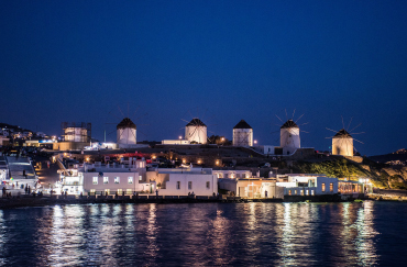 希臘米克諾斯夜晚