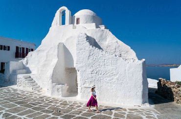 希臘米克諾斯奶油教堂