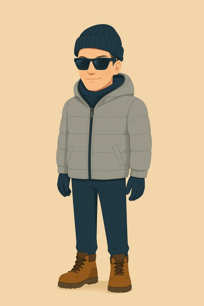 冰島穿搭技巧男