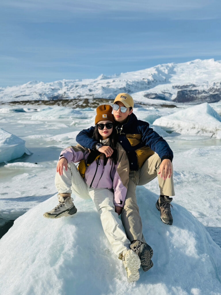 冰島雪地情侶穿著照