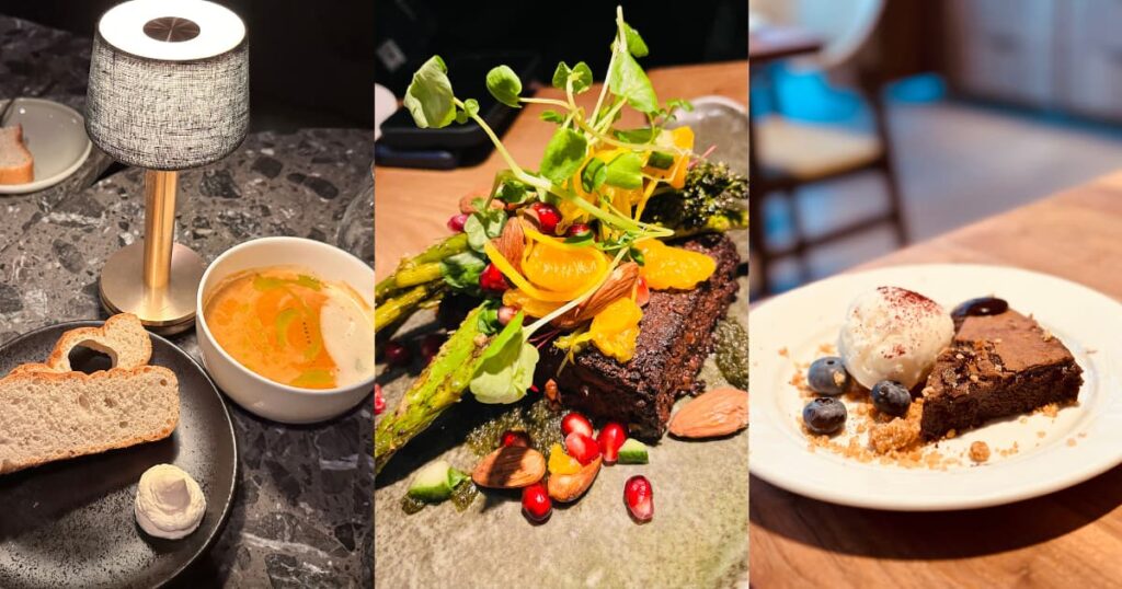 冰島美食多道式西餐