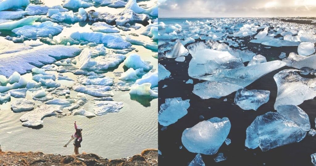 冰河湖及鑽石沙灘